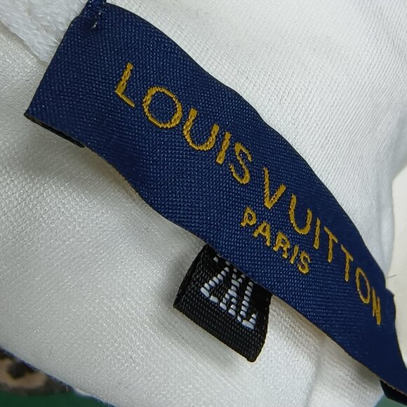 Louis Vuitton Monogram Embroidered Tracksuit – Gold, Brown & White (Size 2XL) - Picture 2 of 5